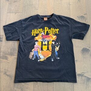 Vintage Rare 2001 Harry Potter Book Promo Youth Kids XL Graphic Shirt